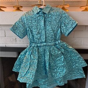 Shimmering Blue Girls' Dress Size 8